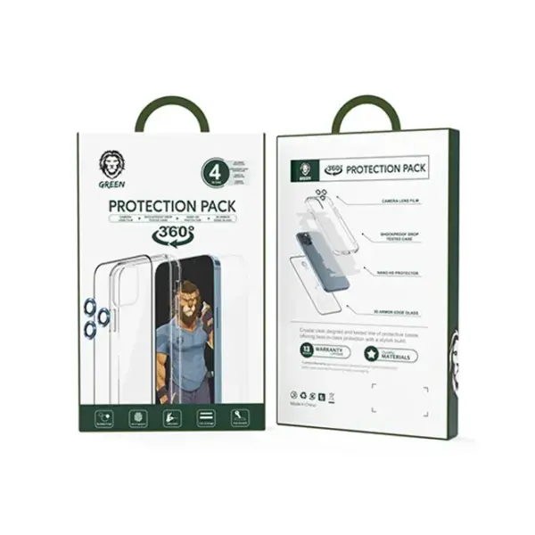 GREEN LION PROTACTION PACK FOR IPHONE 12 PRO | blue